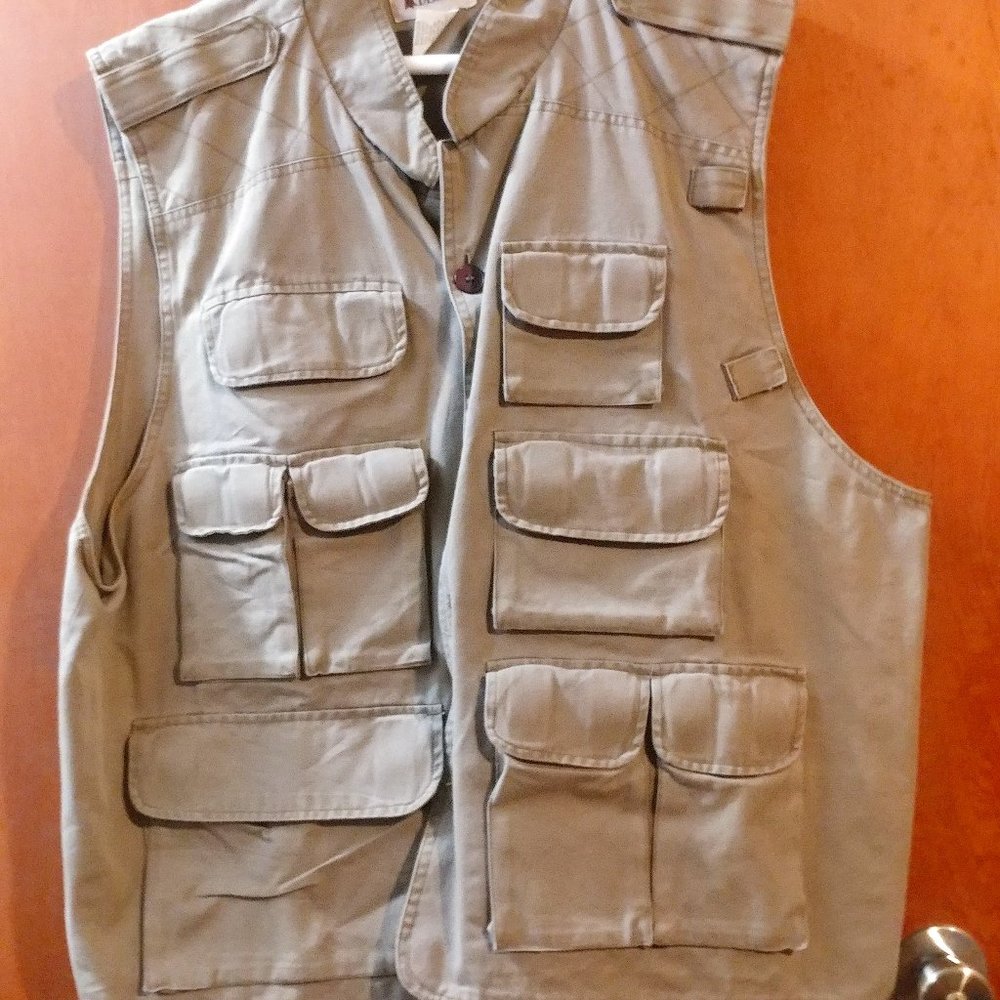 Trail Designs Vest Fishing Outdoor Tan TV727 Photography XXL